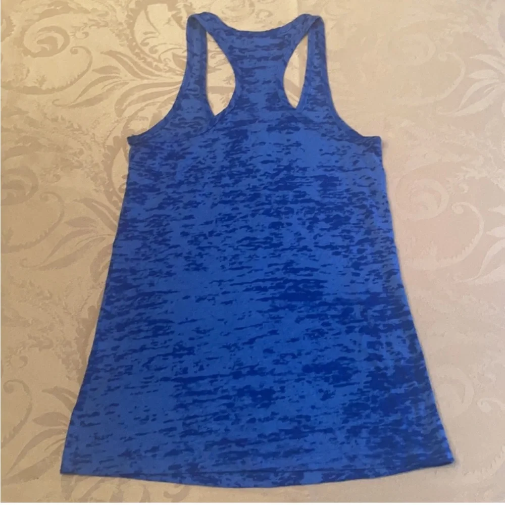 💪 🏋️‍♂️ Gym tank top motivation Pain is Good blue - Picture 4 of 4